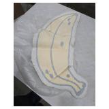 FROZZUR Banana Bath Mat, Bath Mats for Bathroom Cute Yellow Fruit Shaped Bathtub Rug Christmas Bathroom Tub Plush Shower Rugs Washable Non Slip