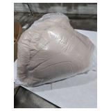 Litanika Taupe Comforter Set Queen Size, 3 Pieces Solid Bedding Comforter Set, All Season Fluffy Bed Set (90x90In Comforter & 2 Pillowcases)