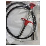 Drain Snake Hair Clog Remover Tool - Sink Drain Cleaner for Sewer Kitchen Bathroom Shower Tub Toilet Clogged Drains Opener Cleaning Tool, Flexible Grabber Claw Pick Up Reacher Tool, 35 Inch