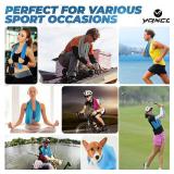 YQXCC Cooling Towels | 4 Pack 47\"x12\" | Ice Cool for Neck | Microfiber Soft Breathable Chilly | for Yoga, Sports, Golf, Gym, Camping, Running, Fitness, Workout & More Activities