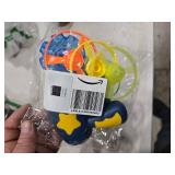 Svemei Flying Cat Toys, Interactive Cat Fetch Toy with 1 Light Up Spinning Tops, and 5 Flying Propellers, Flying dis Toy for Hunting Chasing Indoor/Outdoor