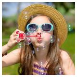 Mouse Party Favors 24Pcs Glitter Mouse Ear Bubble Wands for Kids Cute Bubble Wand for Birthday Party Supplies Classroom Prizes Pinata Goodie Bag Stuffers Gifts