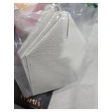 2 Pack, VIVIDLY Tissue Box Cover Holder, Square Modern PU Leather Tissue Box Holder, Can be Used for Bathroom Dressing Table, Bedside Table, Office Desk & Car 5\"X5\"X5\"- (White, 2)