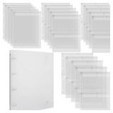 A4 Die Storage Book Binder,Die&Stamp Storage Folder,Page Protectors Pockets Inserts Organizer for Cutting Dies Stencil Album Stamp Crafts,1PCS Storage Book Cover&20PCS Inserts with 1/2/3/4 Pockets