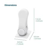 Inaya Child Proof Door Lever Lock, Baby Proofing Door Handle Lock, Minimalist Design, 3M Adhesive & No DrillingNeed, Child Safety Door Handle Locks (2 Pack)