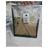 upsimples 8x10 Picture Frame, Display Pictures 5x7 with Mat or 8x10 Without Mat, Wall Hanging Photo Frame, Black, 1 Pack