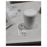 Portable Mini Humidifier, Colorful, Cool Mist, USB Powered. Perfect for Bedroom, Office & Car (300ml, White)