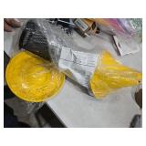 Kingsyard Thistle Bird Feeder for Outdoors Hanging, All Metal, Finch Mesh Tube Feeder with Weatherproof Roof & Seed Tray, 3 lbs Seed Capacity, Great for Attracting Wild Bird, Yellow