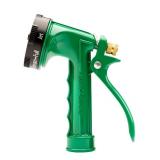 Rain Bird C06505 Pistol Grip Rear Trigger Garden Hose Nozzle, Durable Zinc Metal Body, 5-Pattern, Green