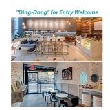 Door Chime, METAK Wireless Door Open Contact Sensor Alarm with 500 FT Range, 58 Chimes and 5 Volume Levels for Business/Store/Home/Office When Entering, 1 Transmitter + 1 Plug-in Receiver