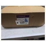 LAMPWELL LEBE Blue Clip on Chandelier Lamp Shades Set of 6,Small Lamp Shades Clip on bulb,5.2\"Ã5.2\"ÃH5.2\",Fabric Mini Drum Lamp Shade,Handmade,FOR CANDLE BULB AND SMALL GENERAL BULB