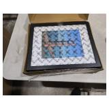 PEALSN 11x14 Picture Frame Set of 6, Display Pictures 8x10 with Mat or 11x14 without Mat for Wall Mounting or Table Top Display, Photo Frames Collage for Wall Decor, Black Woodgrain.