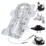 Upgraded Dryer Heating Element DC47-00019A for Samsung, DC96-00887A & DC47-00016A & DC47-00018A & DC32-00007A Dryer Parts,Repace dv40j3000ew/a2 dv45h7000ew/a2 dv42h5200ew/a3 by AMI PARTS