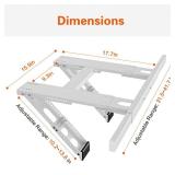 LuckIn No Drill Window AC Support Bracket, Fits Single & Double-Hung Windows, Holds up to 220lbs, for 5,000-24,000 BTU Units, Heavy Duty & Adjustable