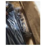 Curtain Rods 2 Pack 5/8 inch Black Curtain Rods for Windows 30 to 116 Inch with Brackets Easy to Install for Bedroom Living room Kitchen