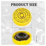 Brake Fluid Cap, Brake Master Cylinder Cap, Master Brake Cylinder Filler Cap Replacement OEM #4683656AB 5014518AA, Brake Fluid Tank Reservoir Cap Compatible with Dodge Jeep Chrysler