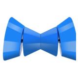 JFATXTT 3\" Boat Trailer Roller Bow Stop with 1/2\" Shaft Bow Stop for Boat Trailers Blue Bow Roller