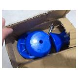 JFATXTT 3\" Boat Trailer Roller Bow Stop with 1/2\" Shaft Bow Stop for Boat Trailers Blue Bow Roller
