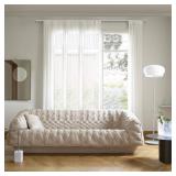 Curtain Rods 2 Pack 5/8 inch Silver Curtain Rods for Windows 30 to 88 Inch with Brackets Easy to Install for Bedroom Living room Kitchen