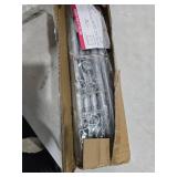 Curtain Rods 2 Pack 5/8 inch Silver Curtain Rods for Windows 30 to 88 Inch with Brackets Easy to Install for Bedroom Living room Kitchen