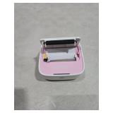 iDPRT Portable Sticker Maker Machine with 1 Roll Sticker Paper, Mini Printer Efficiently and Quickly, Thermal Printer for Study Notes, Pictures, DIY, Label, Free App with Multiple Templates, Pinkcolor