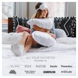 TAFTS 22mm 100% Pure Mulberry 6A Silk Pillowcase for Hair & Skin with Envelope Closure, No Zipper, Cooling, Natural, Organic, Double Sided Pillow Case (Charcoal Grey, Queen 20\" x30\" 1pc)