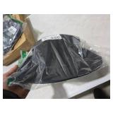 Jastore Kids Girls Boys Wide Brim Western Cowboy Cowgirl Hat with Wind Lanyard Felt Fedora Hat (Black, 5-12 Years)