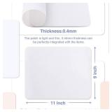 Gheeidau Canvas Repair Patch 9x11 Inch 3Pcs Waterproof Self-Adhesive Fabric Repair Patch for Tents,Boat Cover,Pop Up Canopy,Patio,Bags,Car Seats,Sofas,Furniture Cover(Dark Grey)