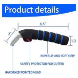 KOUNATSURI Car Door Handle for Elderly Car Assist Support Handle Multifunction Car Door Latch Bar for Seniors and Handicapped(Blue)