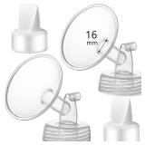 Momstouch 16mm Flange and Duckbill Valve Compatible with Spectra S1 S2 9 Plus Breastpump Replacement to Spectra Pump Parts, Not Original, Replace Accessories.