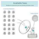 Momstouch 16mm Flange and Duckbill Valve Compatible with Spectra S1 S2 9 Plus Breastpump Replacement to Spectra Pump Parts, Not Original, Replace Accessories.