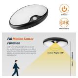 Dream lighting RV Motion Sensor Light 12V RV Trailer Boat Interior LED Ceiling Light Fixture with Switch 3500K Soft White Lighting, 6inch