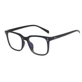 Jcerki Myopia Distance Black Frame Unisex -1.50 Nearsighted Glasses