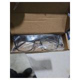 Jcerki Myopia Distance Black Frame Unisex -1.50 Nearsighted Glasses