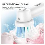 SetSail Toothbrush Heads for Oral B, 8 Pack Professional Electric Toothbrush Replacement Heads Medium Soft Dupont Bristles Replacement Toothbrush Heads Precision Clean Brush Heads Refills