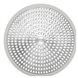 LEKEYE Shower Drain Hair Catcher | Strainer | Shower Stall Drain Cover | Bathroom Drain Protector Stainless Steel and Silicone(Light Gray)