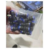 Metalwork Plastic Push to Connect Straight Union Tube Fitting, 8mm OD x 8mm OD, Straight Pneumatic Connector (Pack of 10)