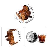 YOHAMA 36 Pcs Durable Mini Hair Claw Clips, Great for Design Kids and Adult Hairstyles, Decroation Buns, Pining Bangs, Strong Grip, Multifunction Clamp Clips.(3 Colors)