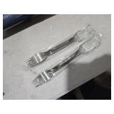 2pcs Watermelon Slicer Fork, Watermelon Cutting Tool 2-In-1 Watermelon Fork Slicer Cutter Stainless Steel Fruit Fork Cutter for Party Camping Fruit Shape