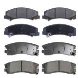 EXPPOWER Front Rear Ceramic Brake Pads set Replacement For 2006-2010 for Chevrolet Impala,2006-2007 for Chevrolet Monte Carlo,2008-2009 for Buick Allure,2008-2009 for Buick LaCrosse