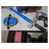 SANCO Light Up Sword Set for Kids - Includes Blue Power Swords with FX Sound(Motion Sensitive), Toy Gun & Mask, Glowing Toys for Halloween Cosplay Parties, Christmas Birthday Gifts for Boys & Girls