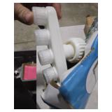 360Â°Adjustable Pool Fountain for Above Ground and Inground Pools,Five Nozzles Waterfall Sprinkler for Cooling & SPA Relaxation, Fun High-Pressure Swimming Pool Spray Accessories, White with 2 Adapt