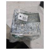 jinchan Area Rug 2x3 Washable Modern Rug Abstract Entryway Doormat Blue Multi Print Overdyed Floor Cover Distressed Contemporary Lightweight Non-Slip Thin Carpet for Kitchen Bathroom Living Room