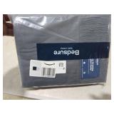 Bedsure Queen Sheet Set - 4 Pieces Soft Queen Size Sheets - Breathable & Cooling - Hotel Luxury - Easy Care Polyester Microfiber Bedding for Women, Men, Dark Grey