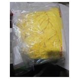 Fivenl 4 Pack 32x43 Inch Cocktail Table Cover Spandex Stretch Square Corners Tablecloth, Fitted High Top Table Cover for Bar, Weddings, Birthday, Banquet, Outdoor Party (Yellow)