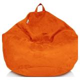 Delmach Bean Bag Stuffed Animal Storage Chair Cover (No Filler) for Kids and Adults. Extra Large Bird