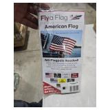 American Flag by Fly-a-Flag, Designed to attach to Rod Holders, Rocket Launcher, or any Vertical Pole or Post