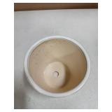 Napco Imports Indoor Outdoor Plant Succulent Herb Flower Pot with Saucer 5 Inch Ceramic Hexagon Design