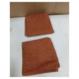 Throw Pillow Covers 2pk 19 x 19in Brown