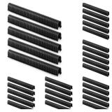 Beeveer 1650 Pcs Staple for Foamboard Stapler 1.65 Staples for 1 and 2 Foam Board, Binding Various Floor Heating Pipes, Black (Pex Stapler Not Included)